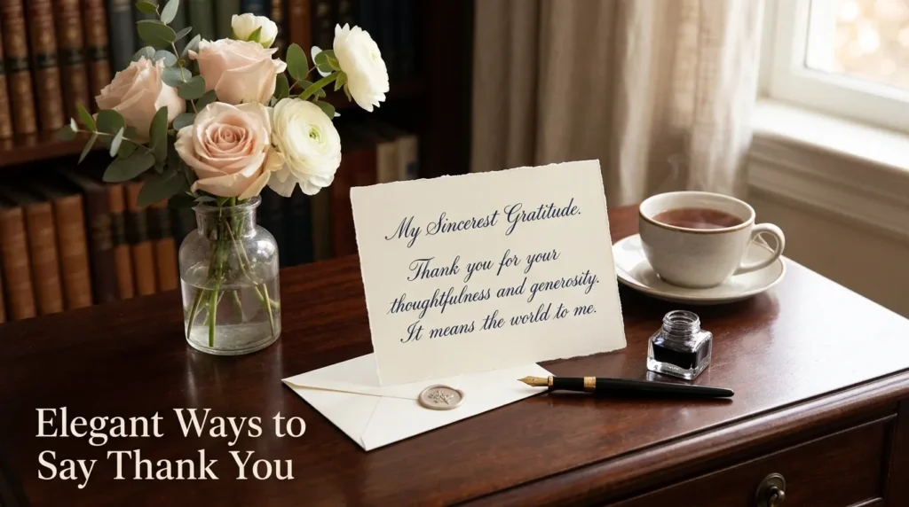 Elegant Ways to Say Thank You