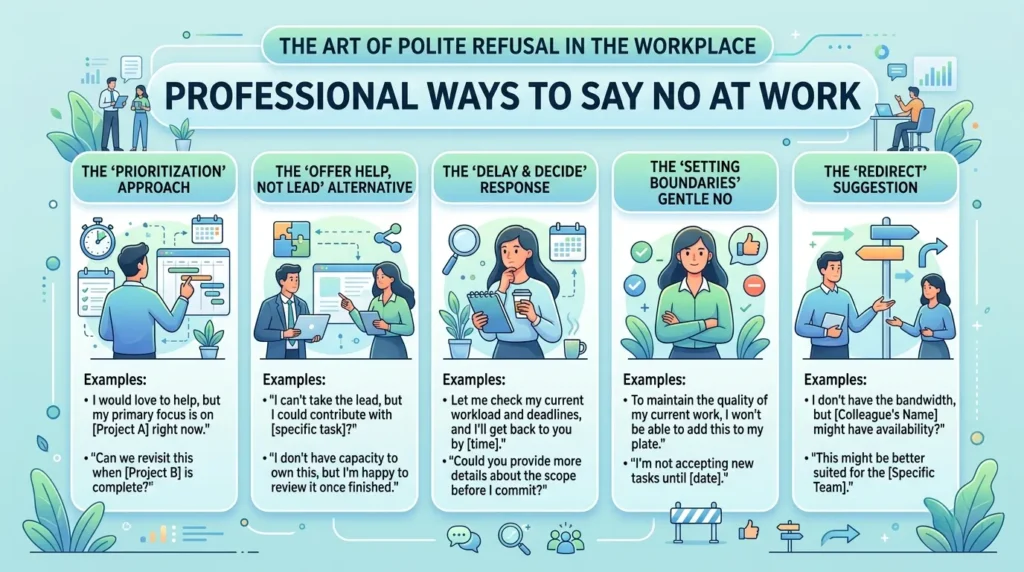 Professional Ways to Say No at Work