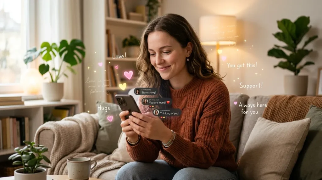 Comforting Messages for Social Media Posts
