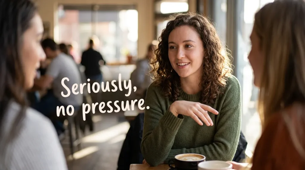 Easy and casual ways to say no pressure