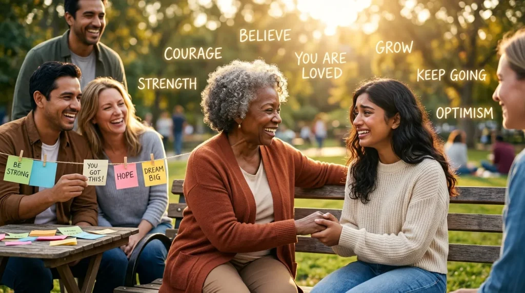 Positive Wishes and Encouraging Words