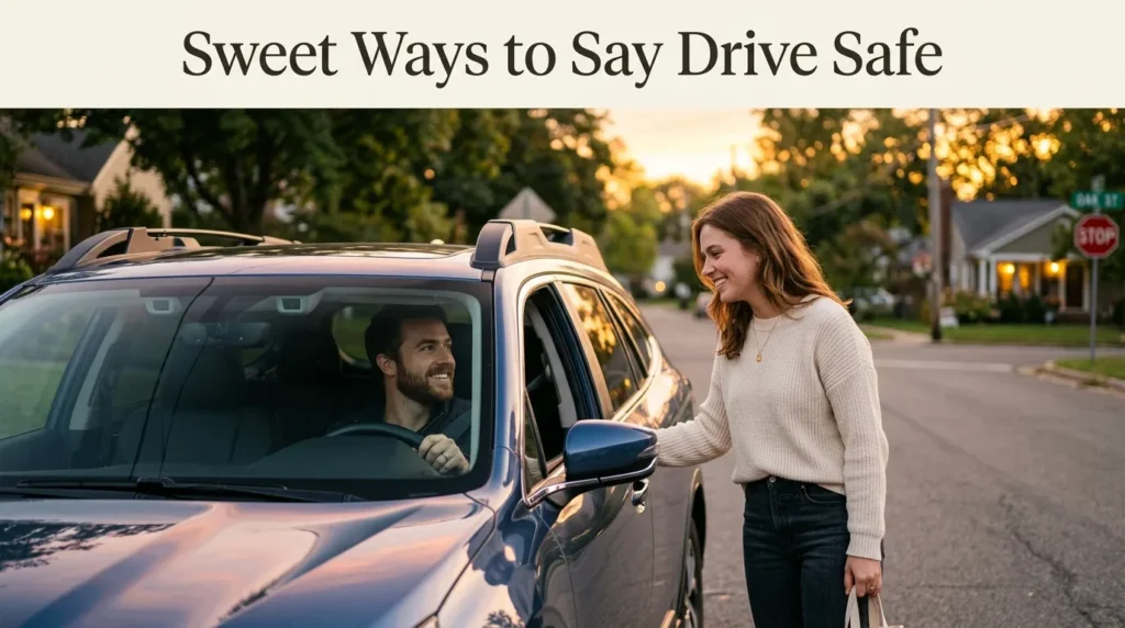 Sweet Ways to Say Drive Safe