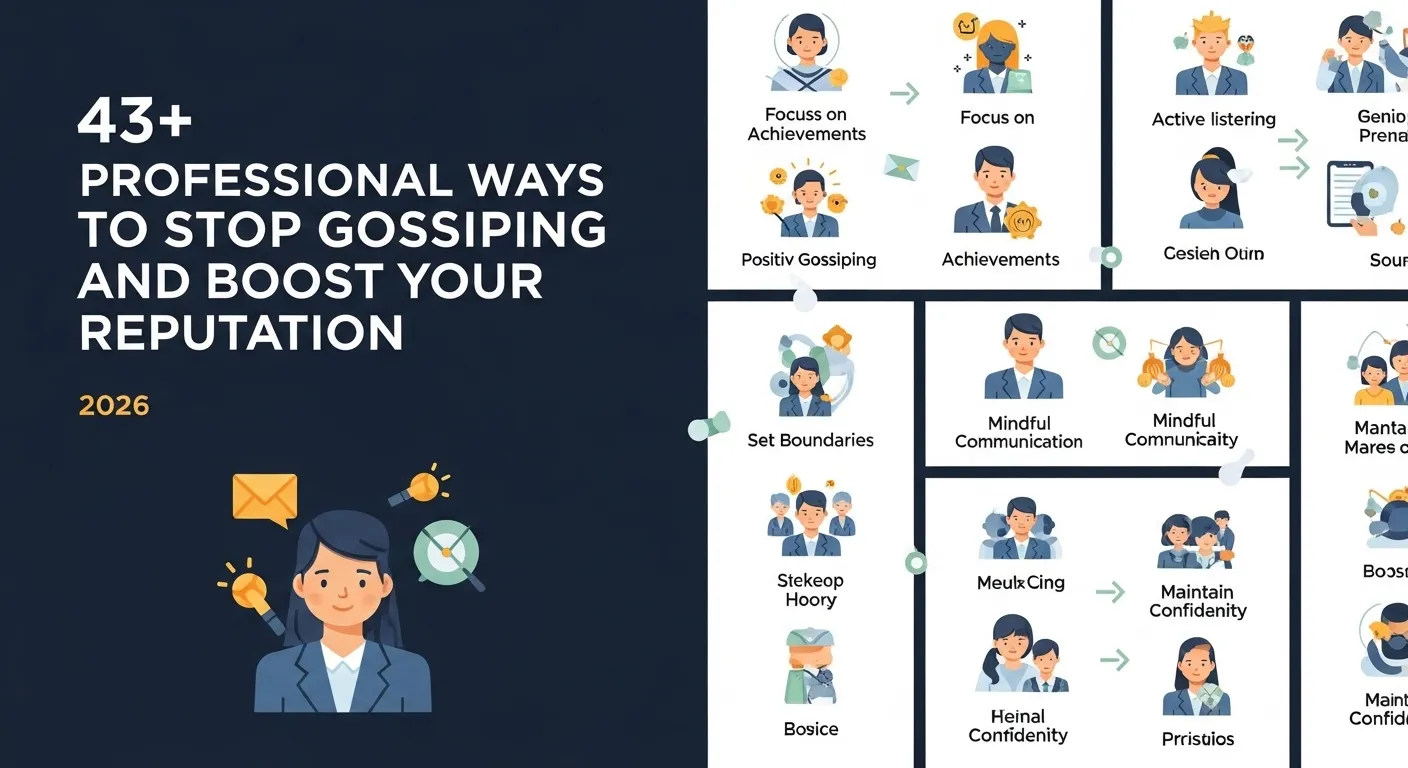 Professional Ways to Stop Gossiping