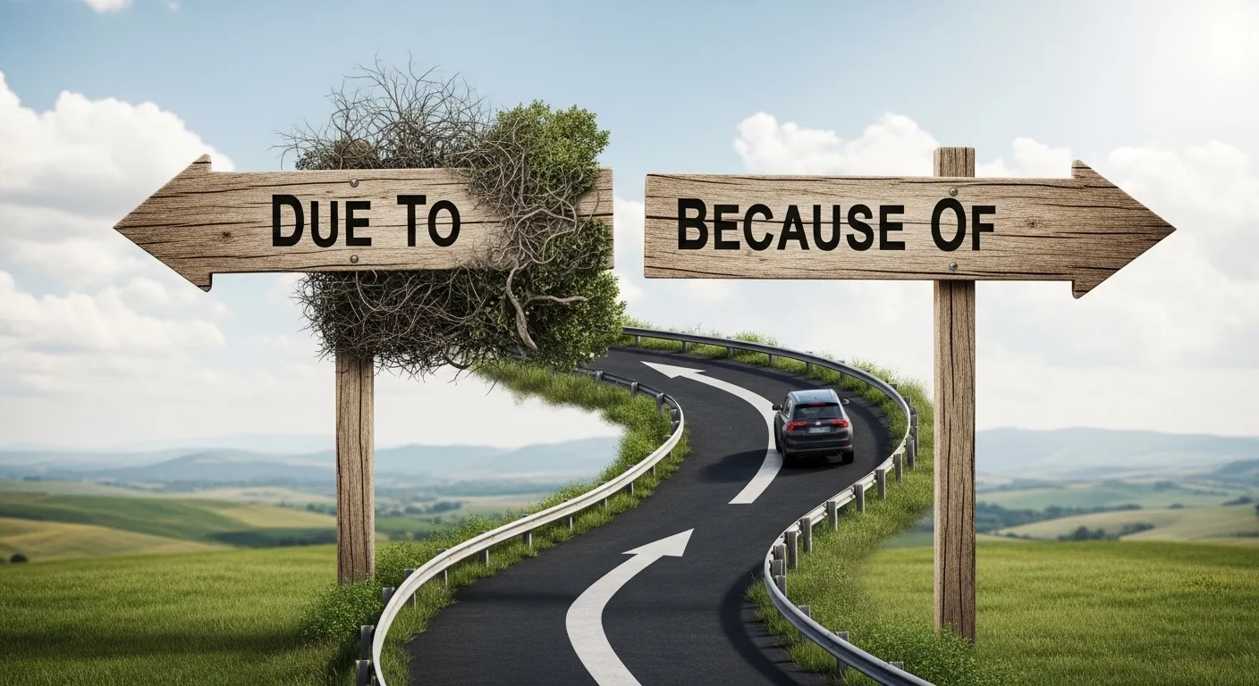 Another Way to say Due to