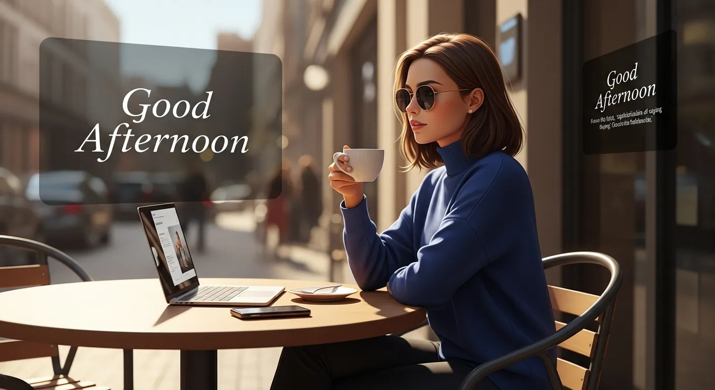 Another Way to Say Good Afternoon