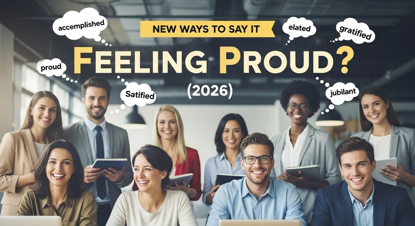 Another Way to Say Proud of You