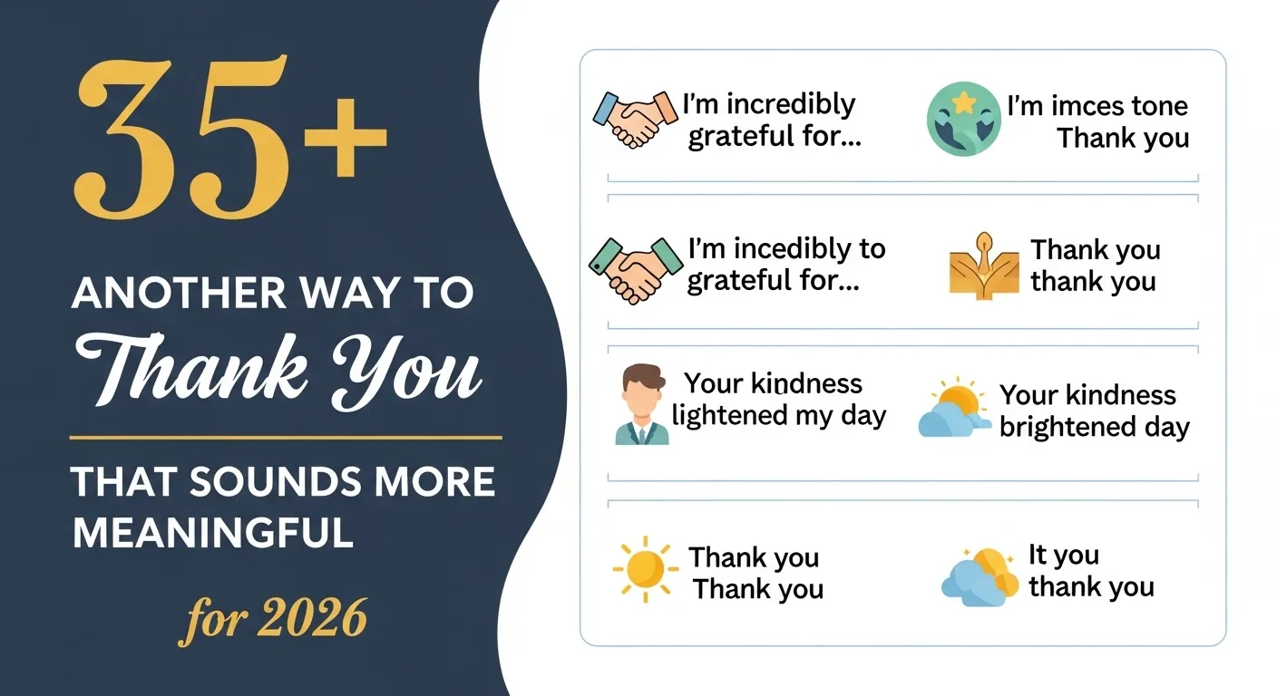 Another Way to Say Thank You