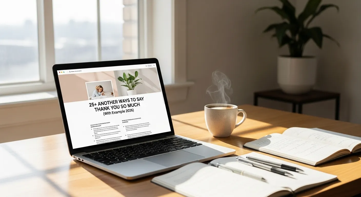 Another Ways to Say Thank You So Much