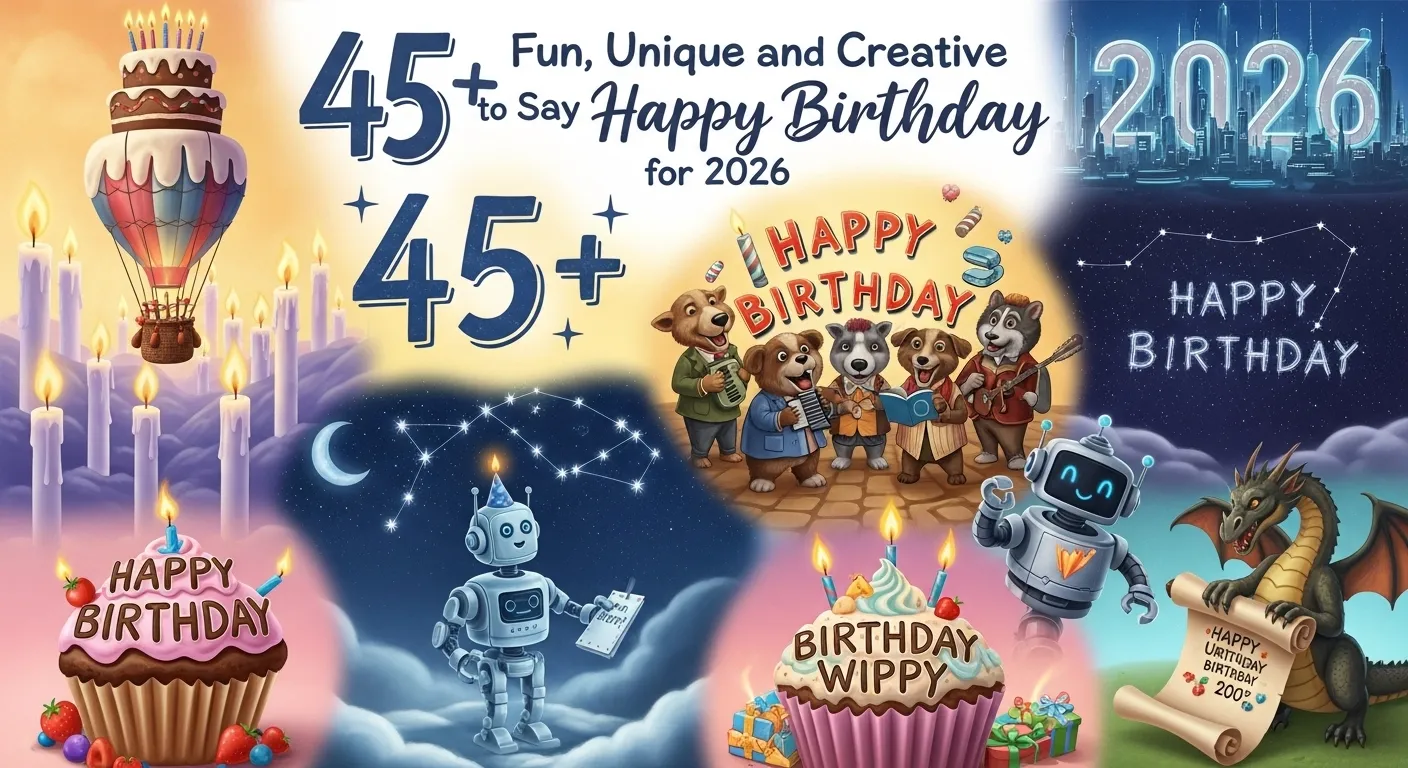 Creative Ways to Say Happy Birthday