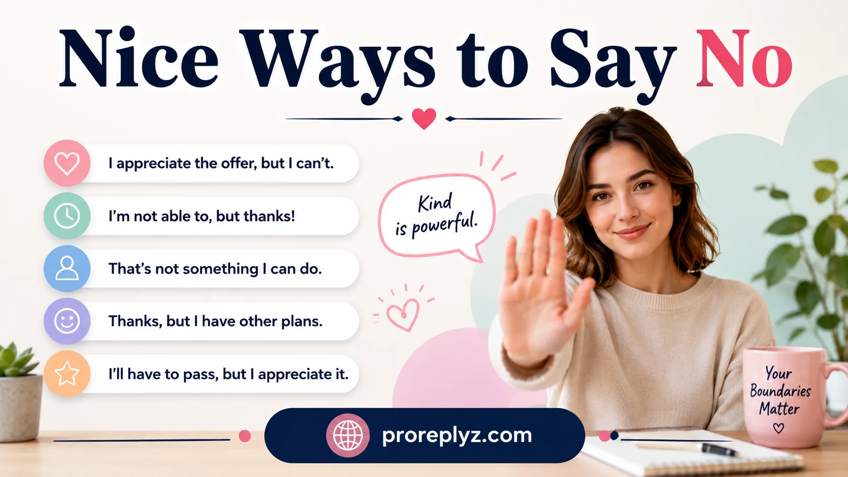 Nice Ways to Say No
