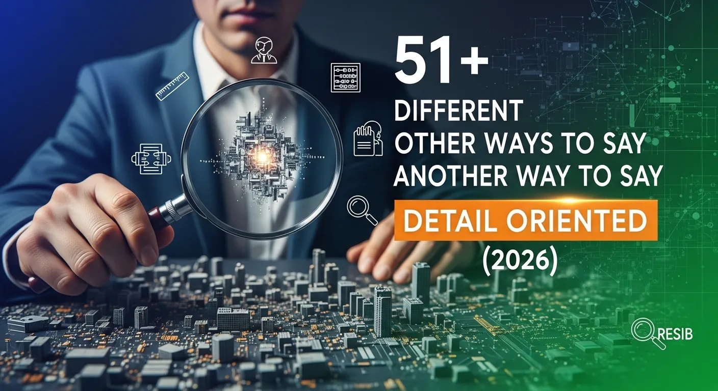 Another Way to Say Detail Oriented