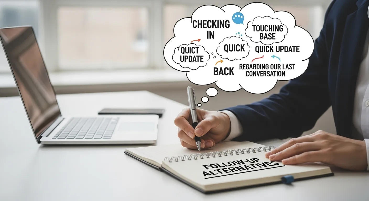 Another Way to Say Following Up