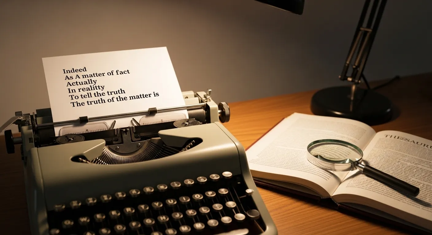 Another Way to Say In Fact