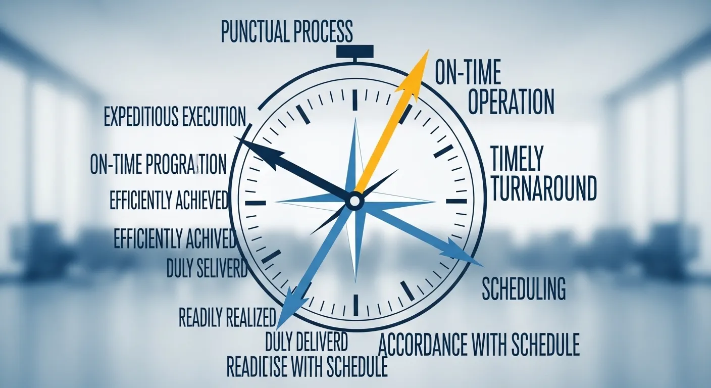 Another Way to Say Timely Manner