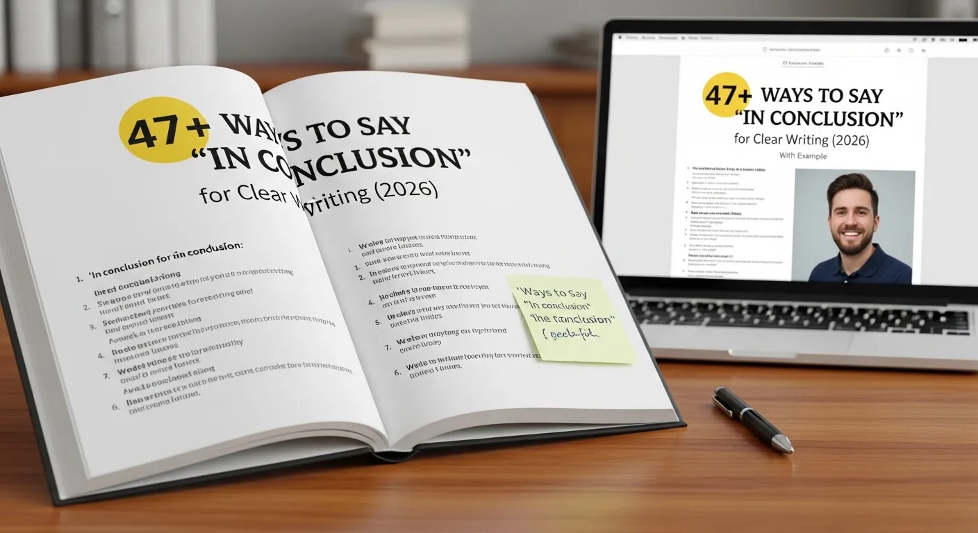 Better Way to Say in Conclusion