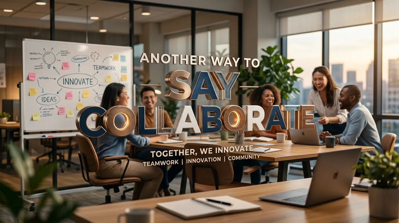 Another Way to Say Collaborate