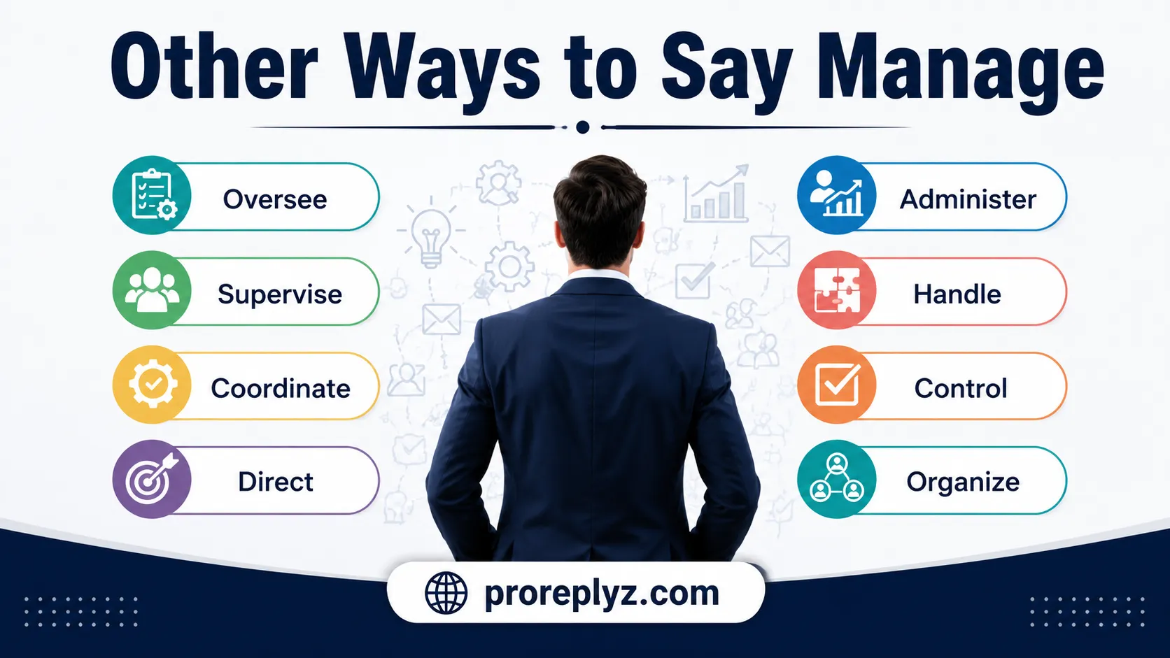 Other Ways to Say Manage