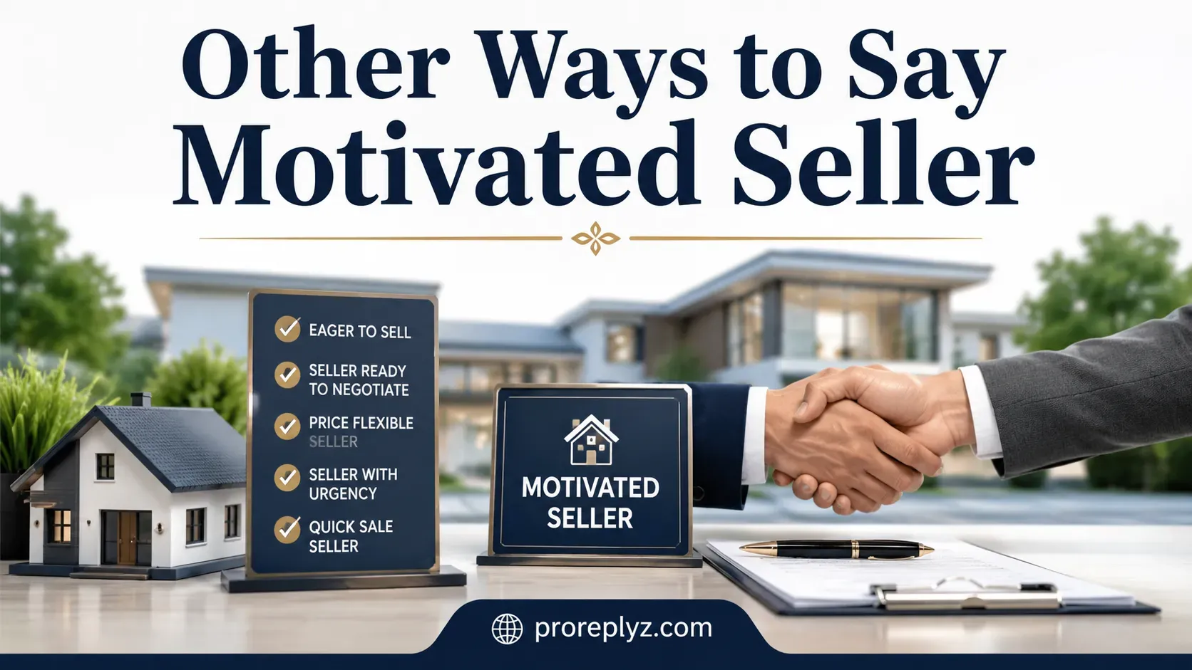 Other Ways to Say Motivated Seller