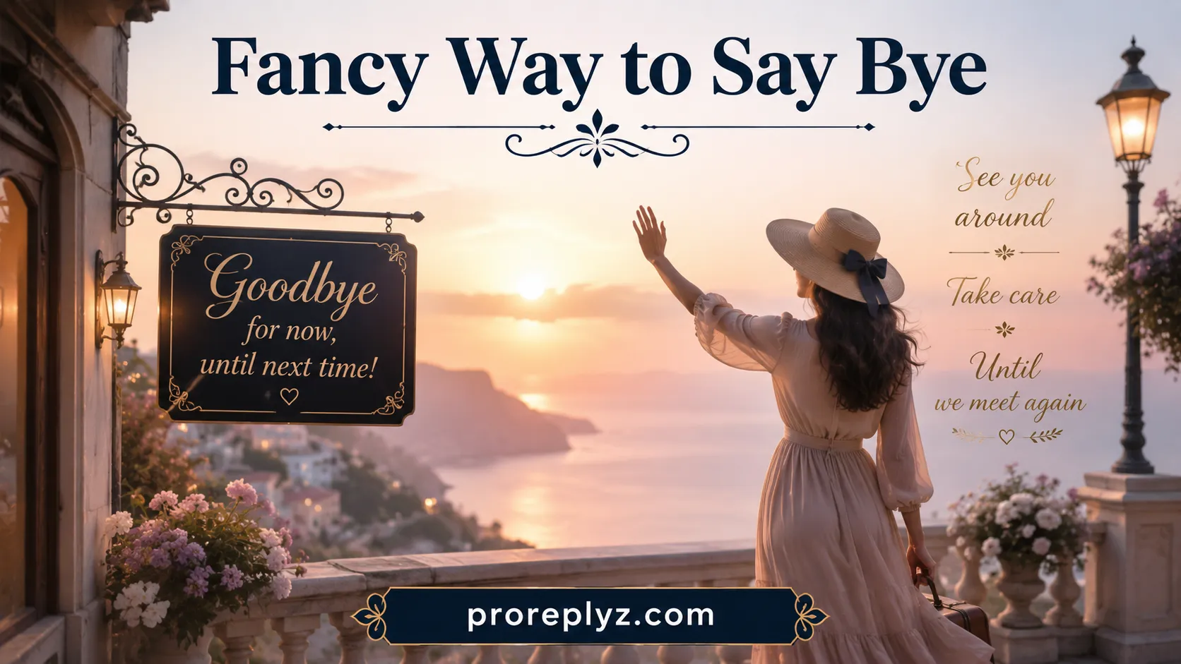 Fancy Way to Say Bye