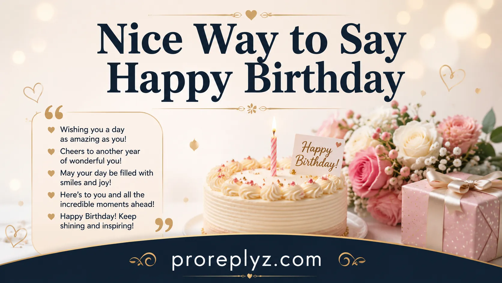 Nice Way to Say Happy Birthday