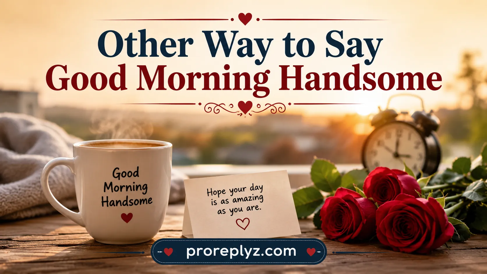 Other Way to Say Good Morning Handsome