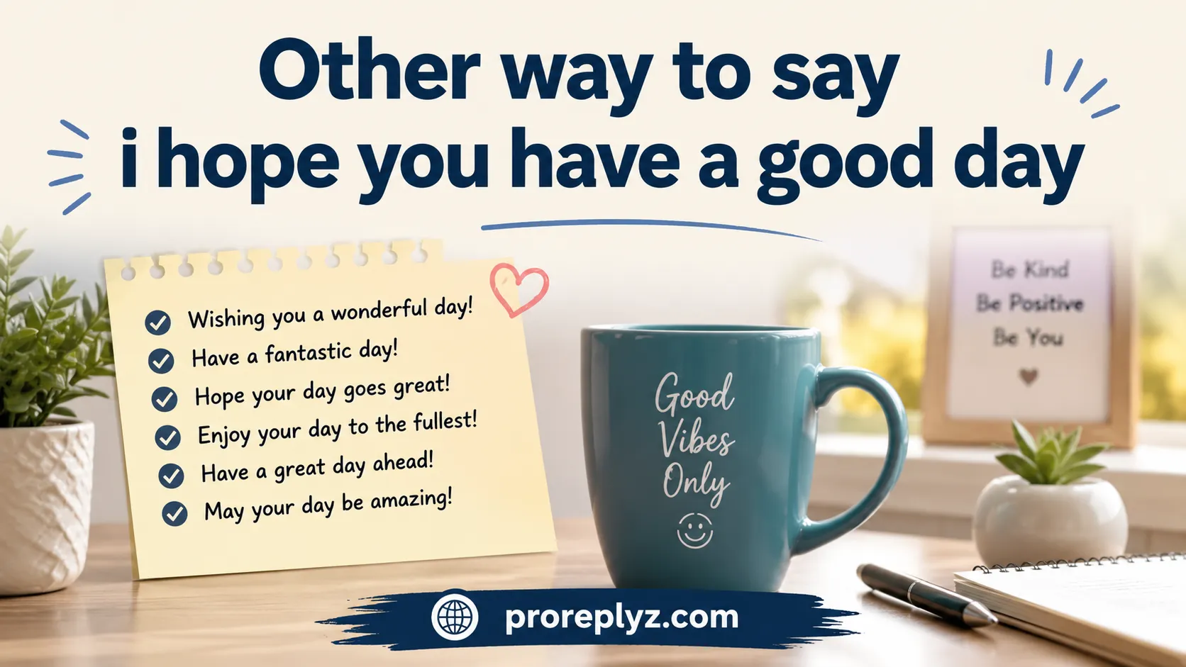 Other way to say i hope you have a good day
