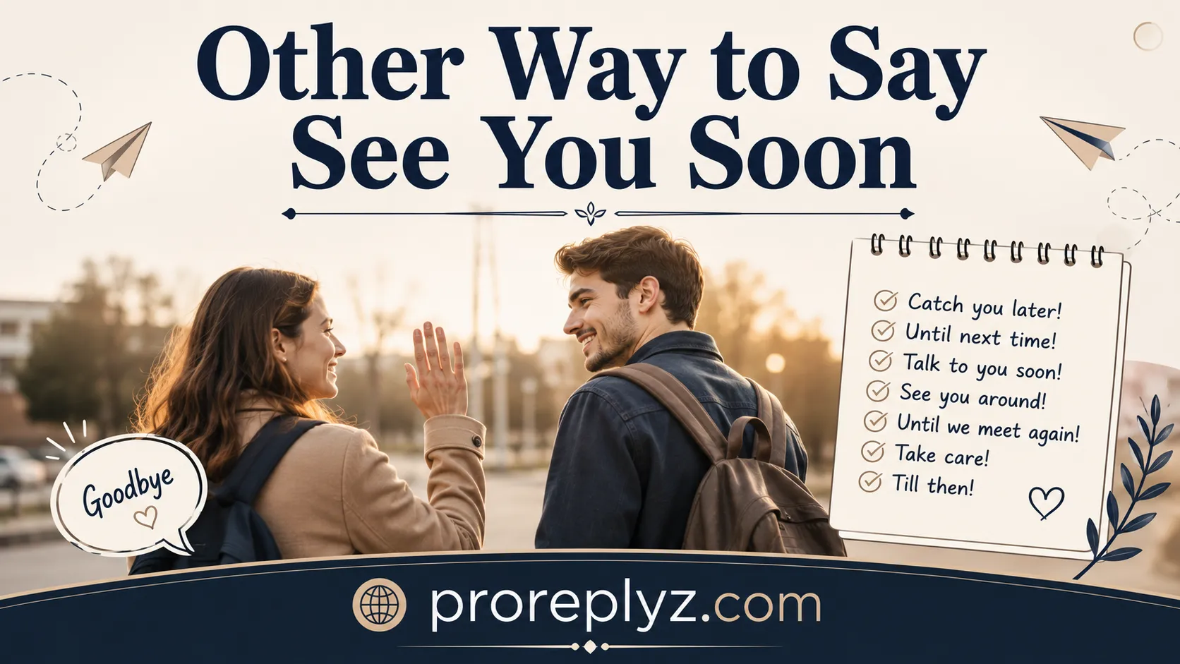 Other Way to Say See You Soon