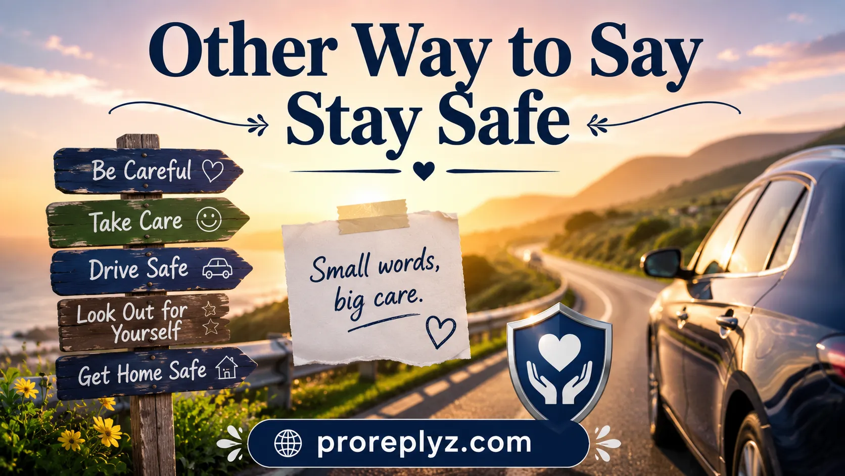 Other Way to Say Stay Safe