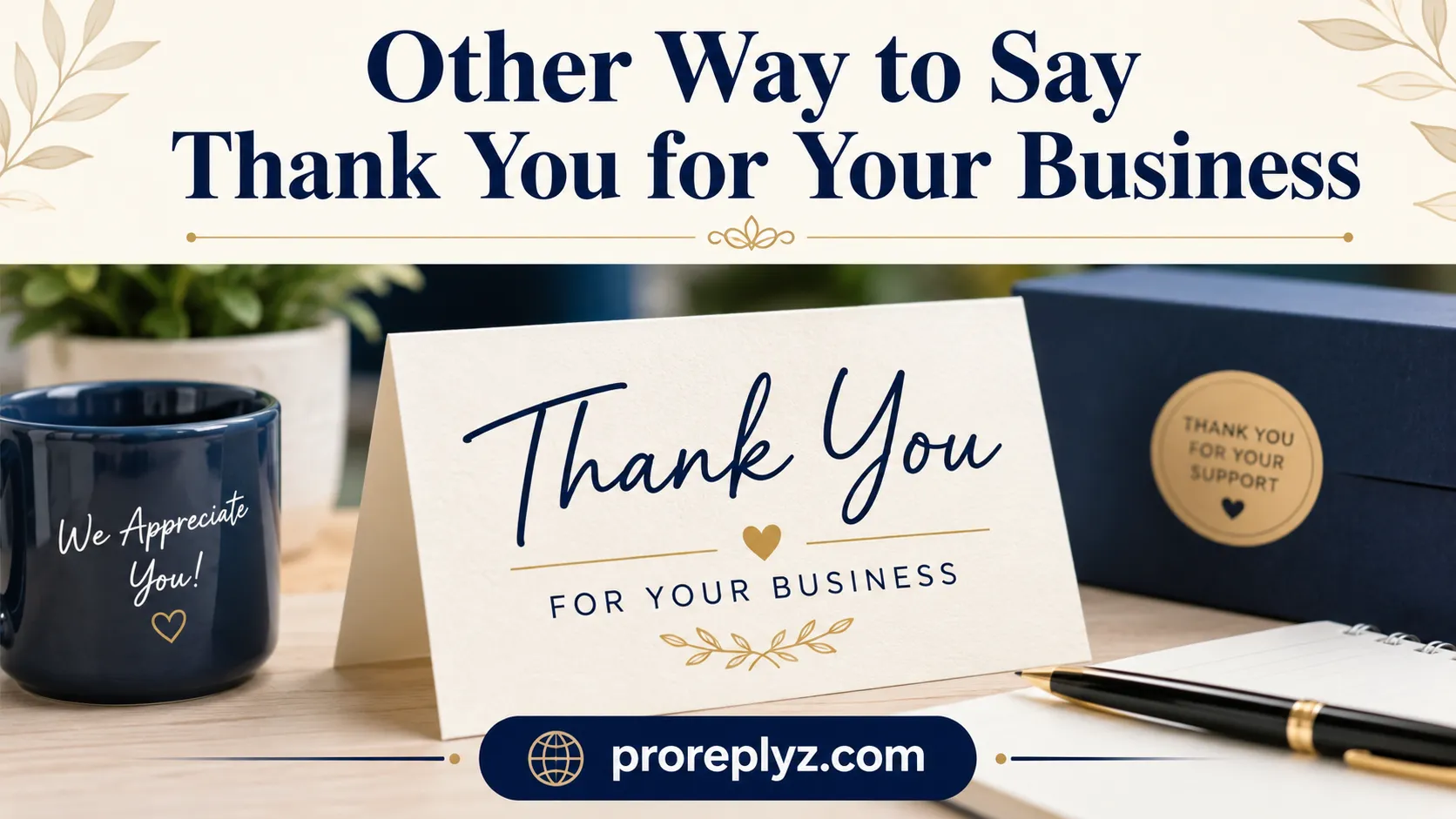 Other Way to Say Thank You for Your Business