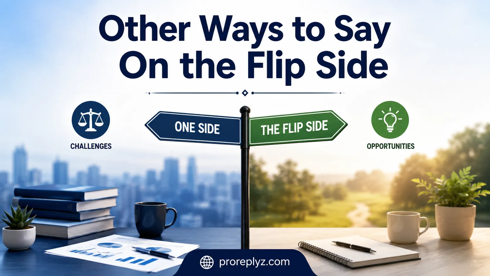 Other Ways to Say On the Flip Side