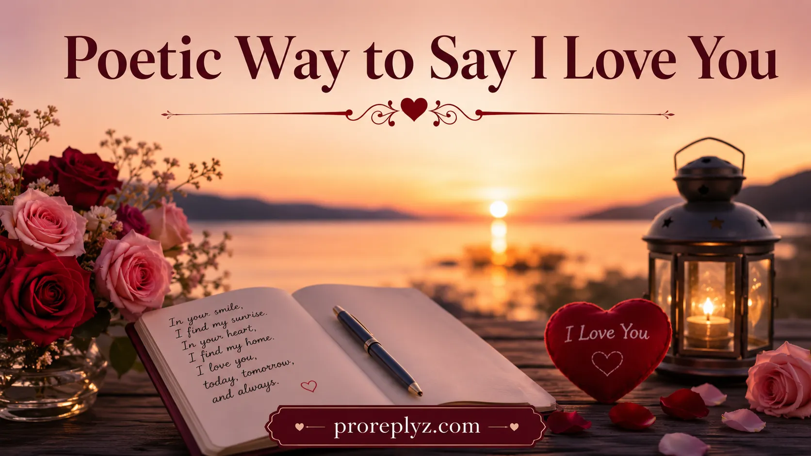 Poetic Way to Say I Love You